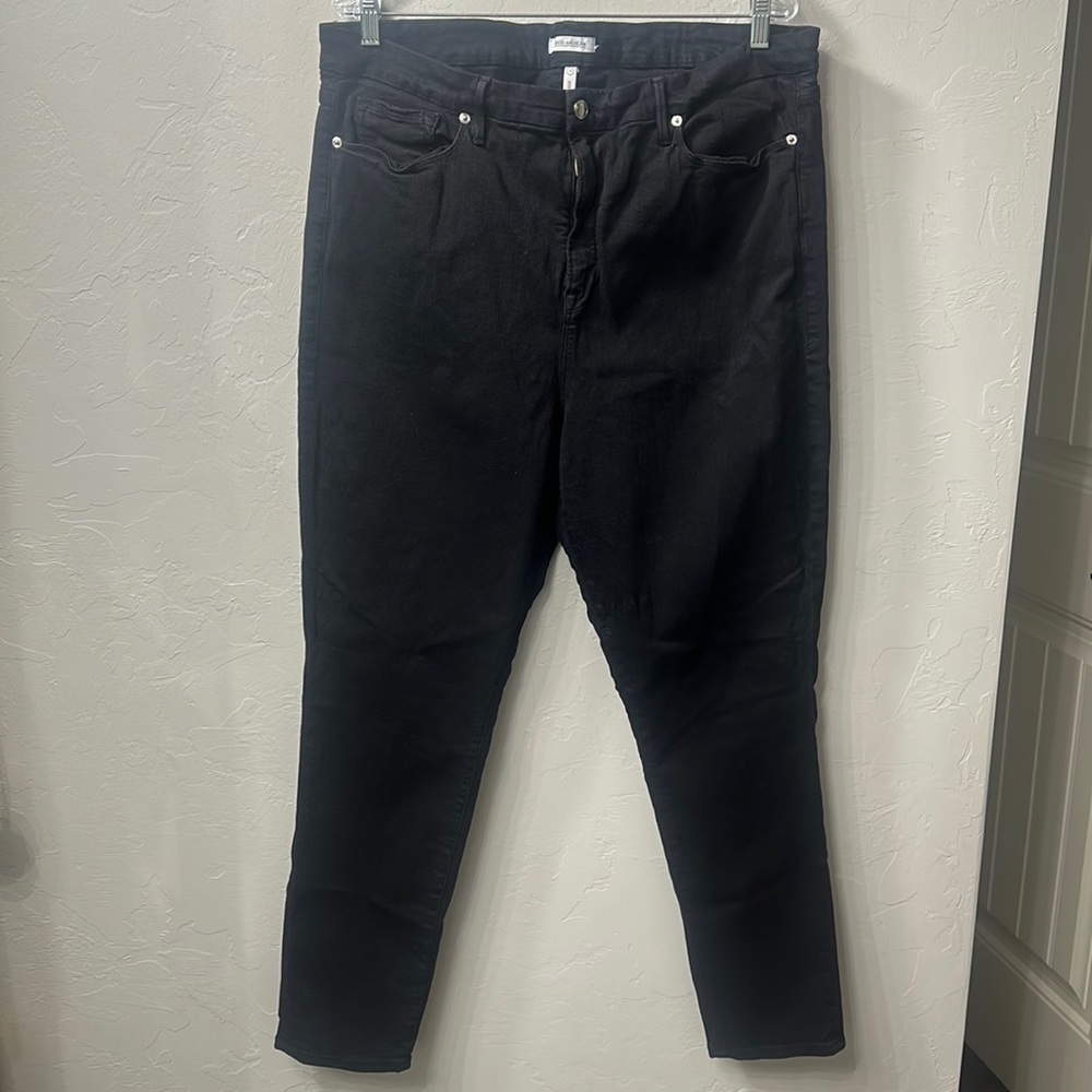 Good American good legs black jeans size 24.Flaw